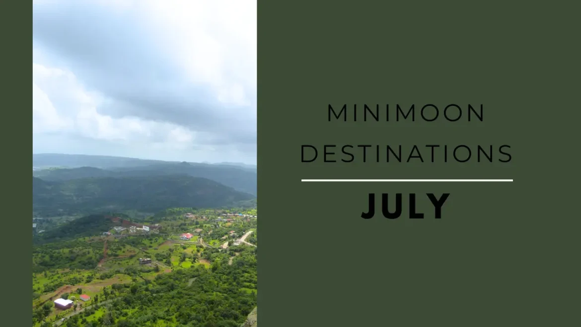 A shot of Mahabaleshwar one of the best minimoon destinations in India in July.