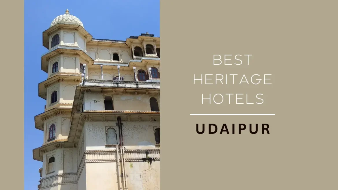A shot of Shiv Niwas Palace, one of the best heritage hotels in Udaipur near City Palace.