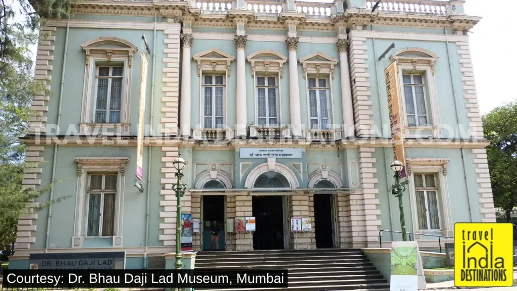 Front view of the Dr. Bhau Daji Lad Museum in Byculla, Mumbai