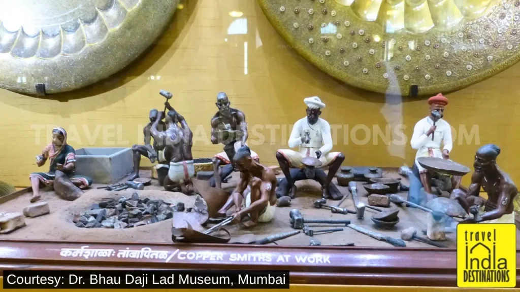 Diorama depicting life in historic Mumbai at Dr. Bhau Daji Lad Museum