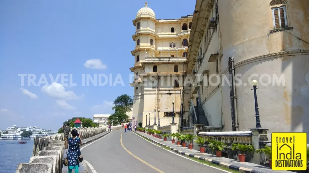 A shot of City Palace in Udaipur one of the best attractions in the city.
