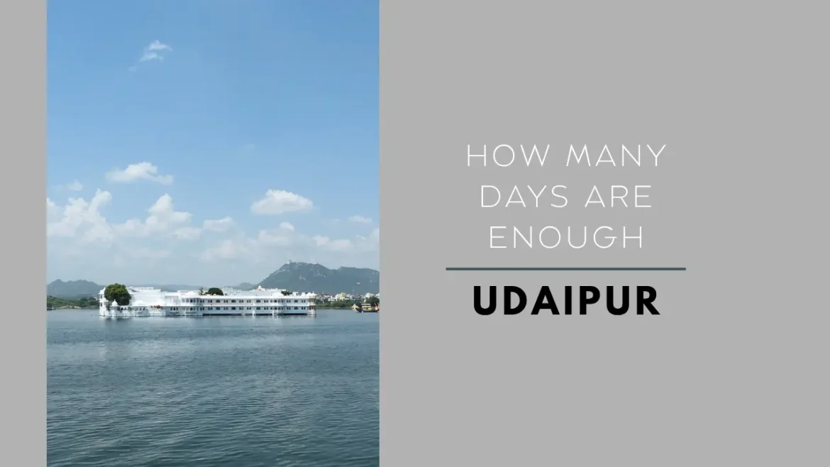 A shot of Taj Lake Palace hotel one of the best hotels in Udaipur.